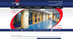 Desktop Screenshot of masoodhospital.com